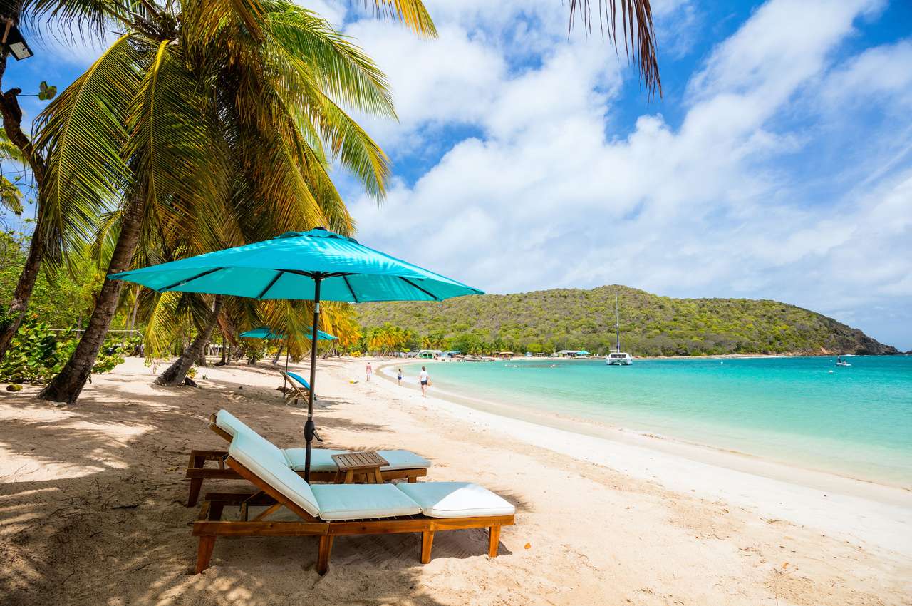 Caribisch strand online puzzel