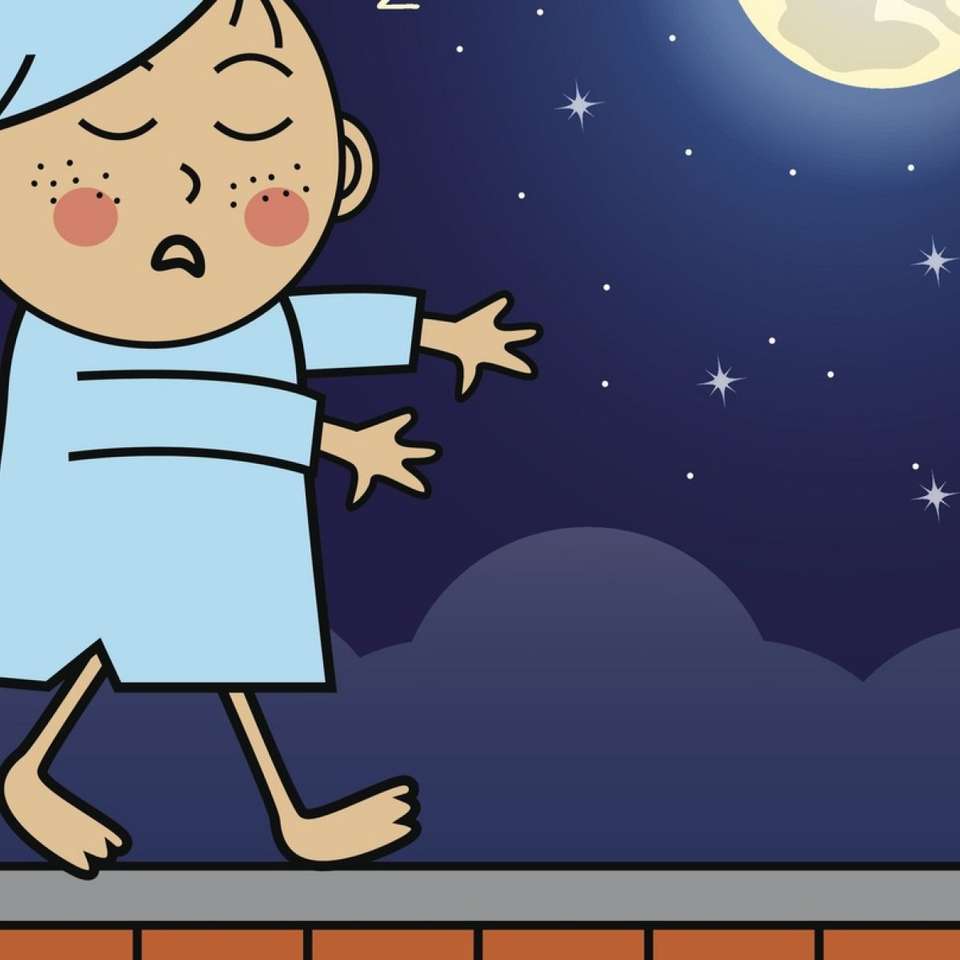 Rompecabezas de dibujos animados para dormir puzzle online a partir de foto