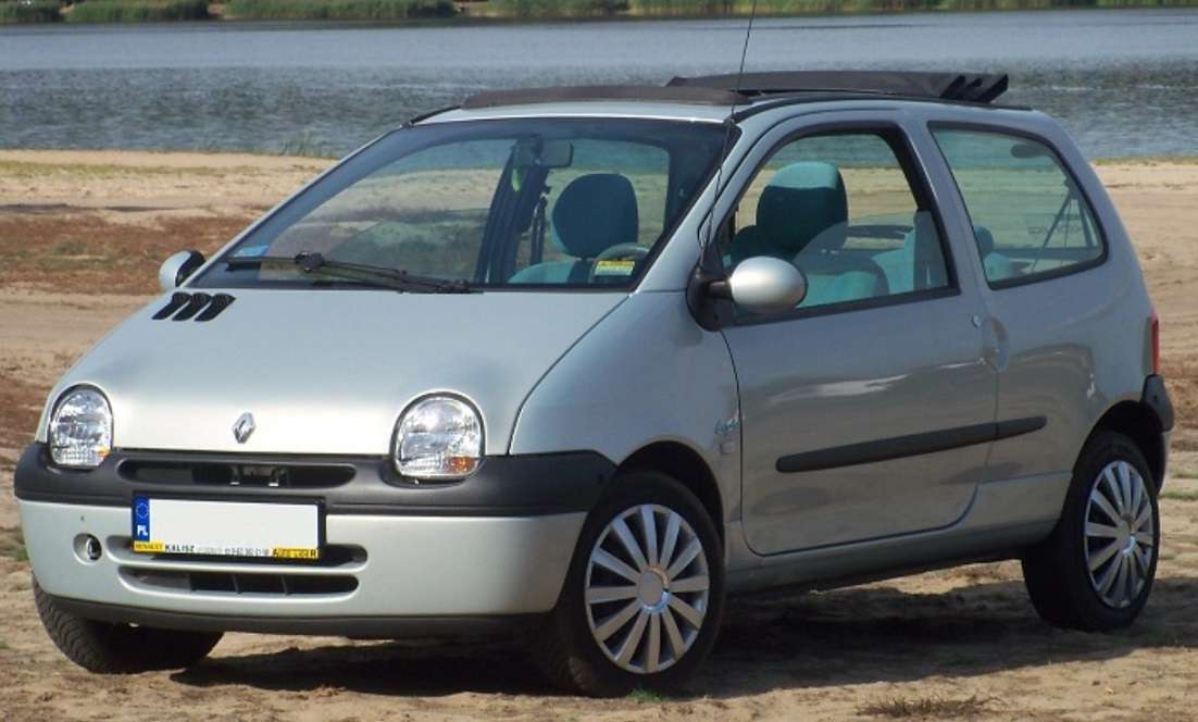 Renault Twingo Grey Coupe pussel online från foto