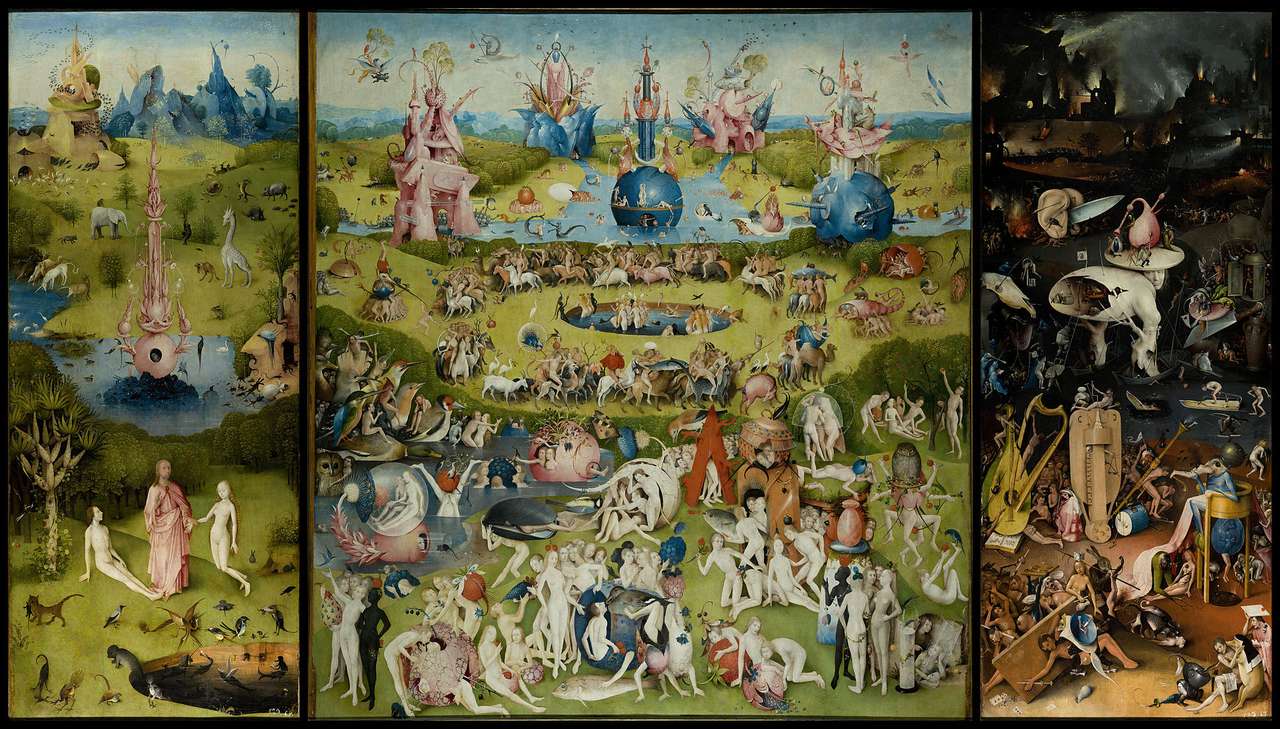 THE GARDEN OF EARTHLY DELIGHTS puzzle online from photo