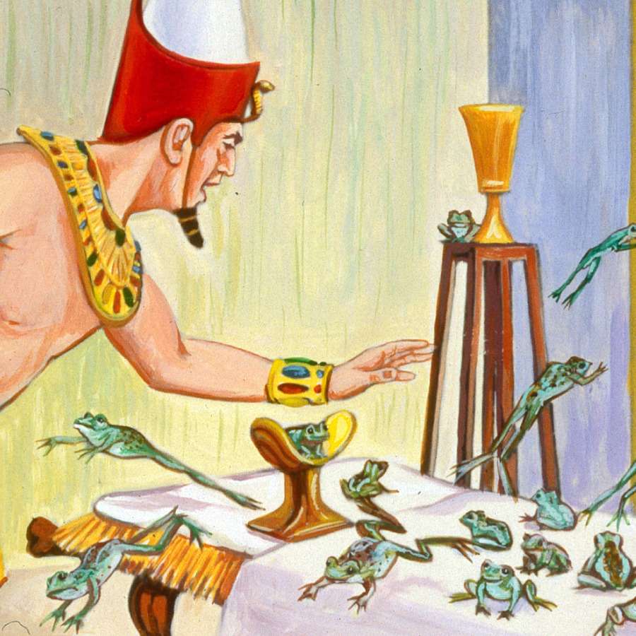 Frogs in egypt online puzzle