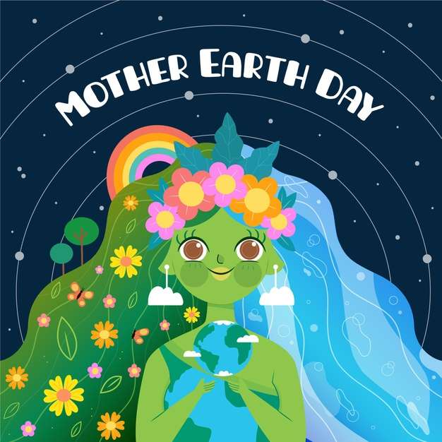 Moeder Earth Day. online puzzel