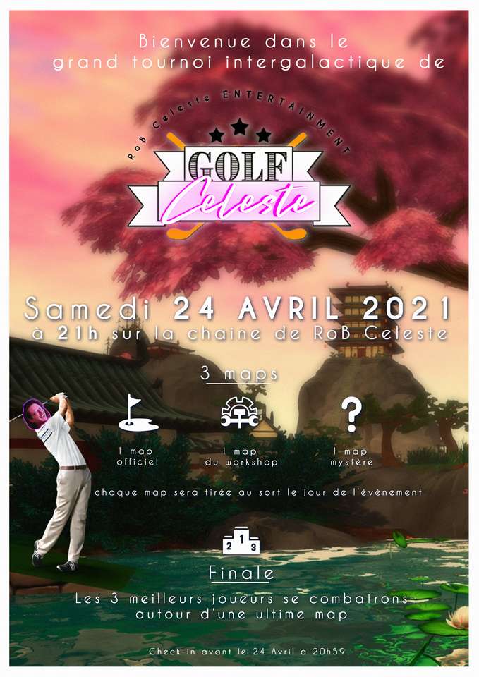Golf Celeste puzzle en ligne