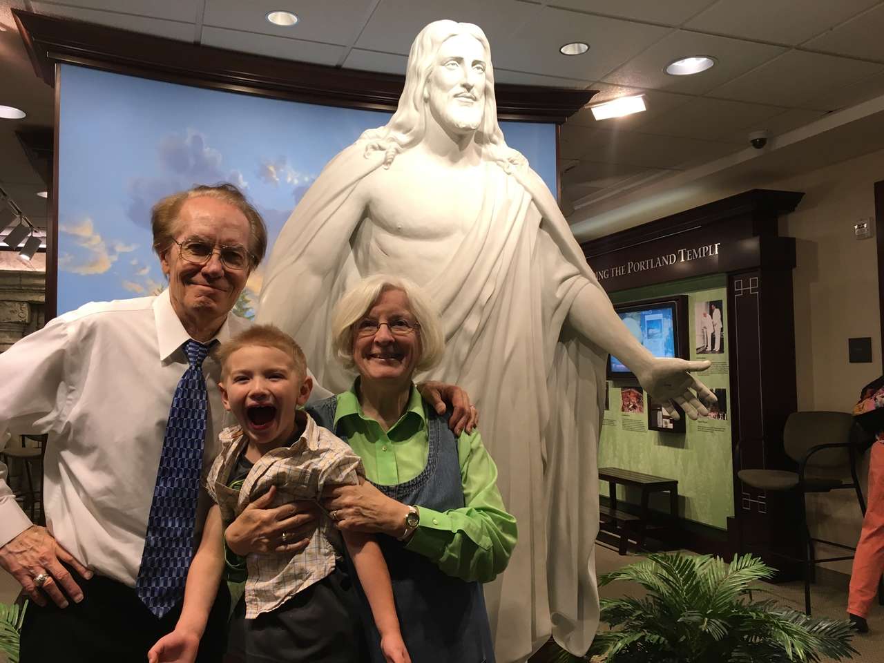 Nagyszülők Krisztussal online puzzle