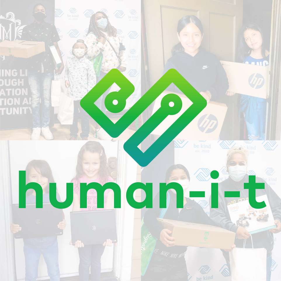 Human-I-T-logo puzzel online van foto