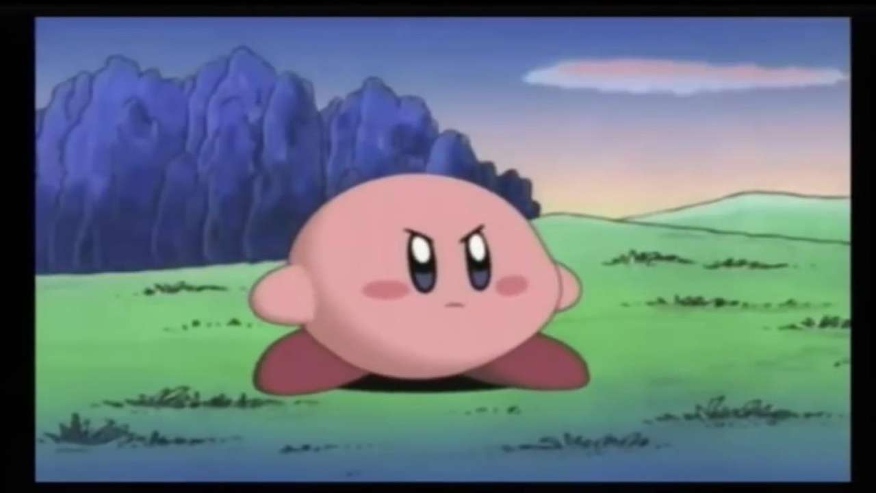 Rozzlobený Kirby je naštvaný online puzzle