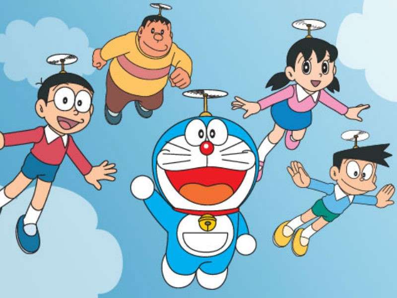 Doraemon. онлайн пъзел