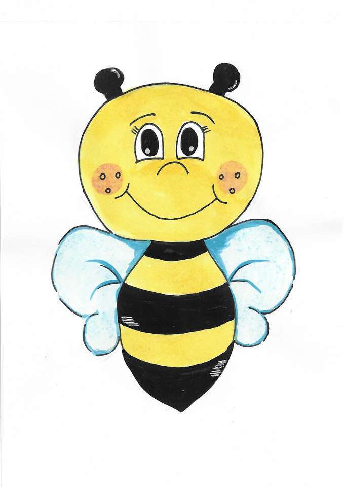 Bee puzzle online from photo