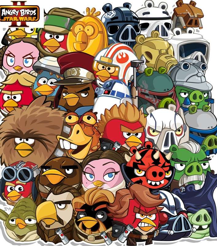 Angry Birds Star Wars II puzzle online a partir de fotografia