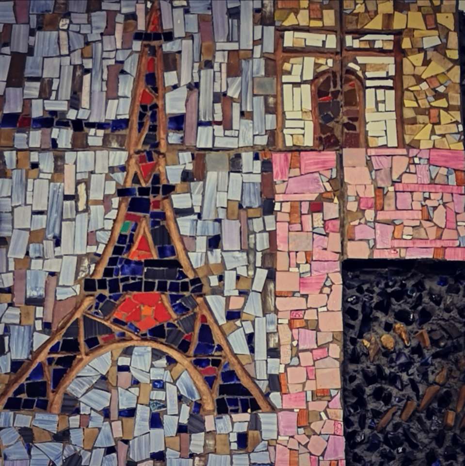 Париж и Ак де триомфе онлайн пъзел