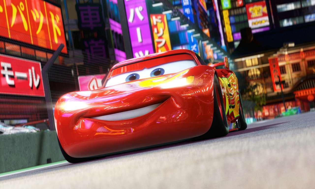 Cars 2 lightning McQueen puzzle online from photo