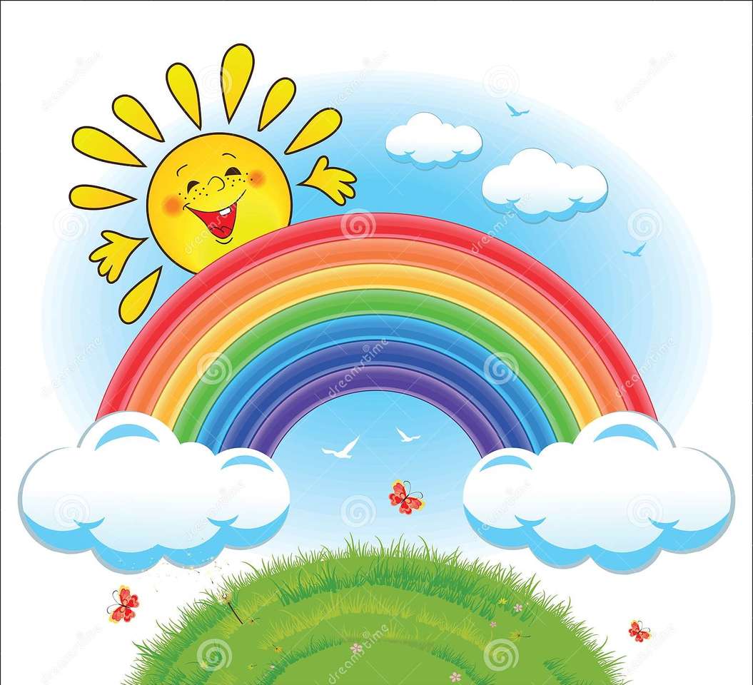 Cielo, arcobaleno. puzzle online