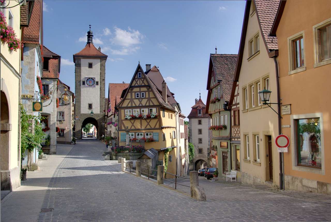 Rothenburg puzzle online a partir de foto
