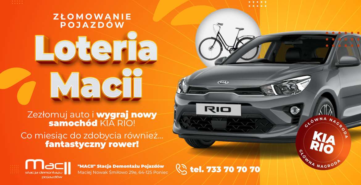 Macci Lottery. You can win a car and bikes puzzle online from photo