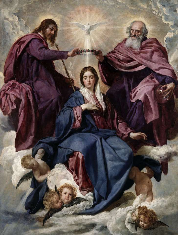 Coronation of the Virgin puzzle online from photo