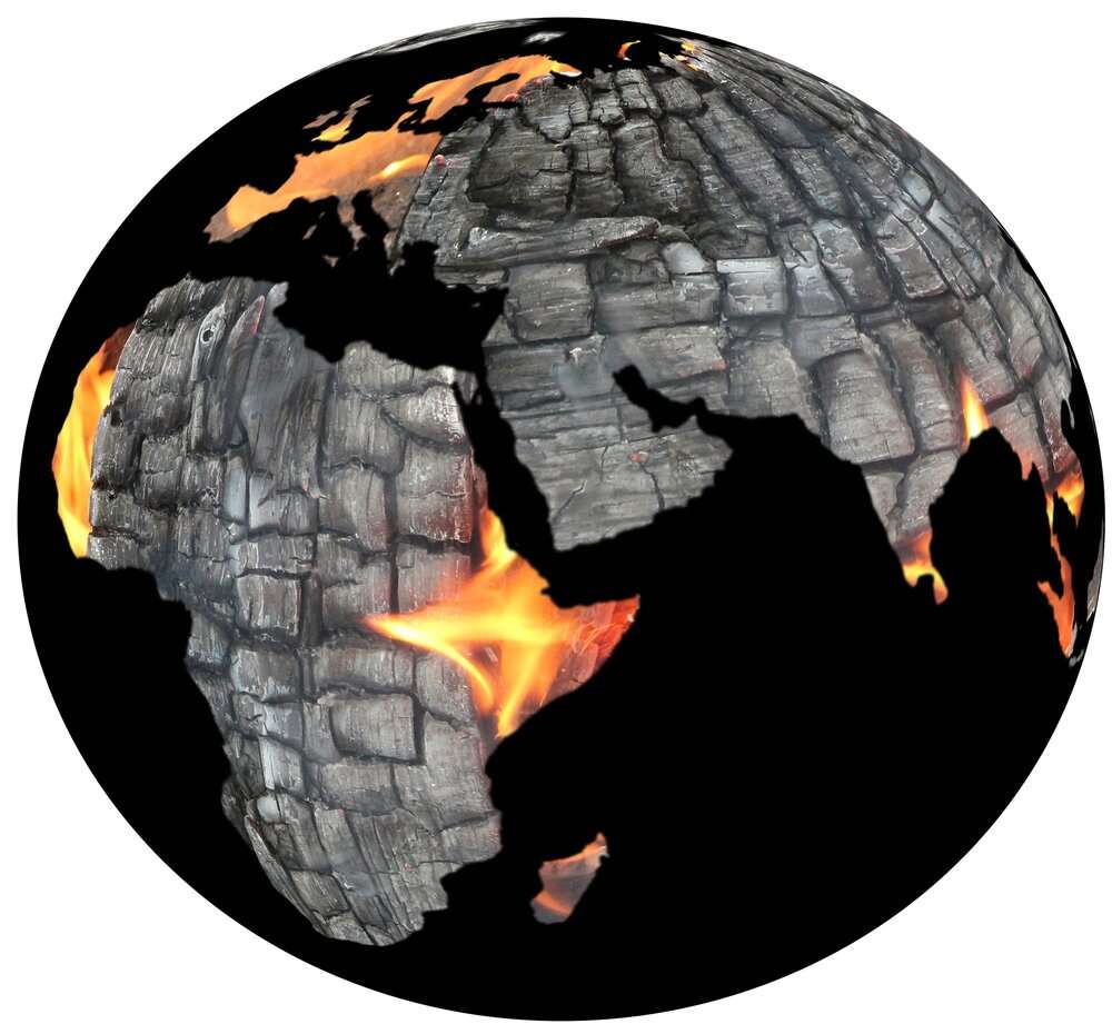 Destruction of Earth puzzle online from photo