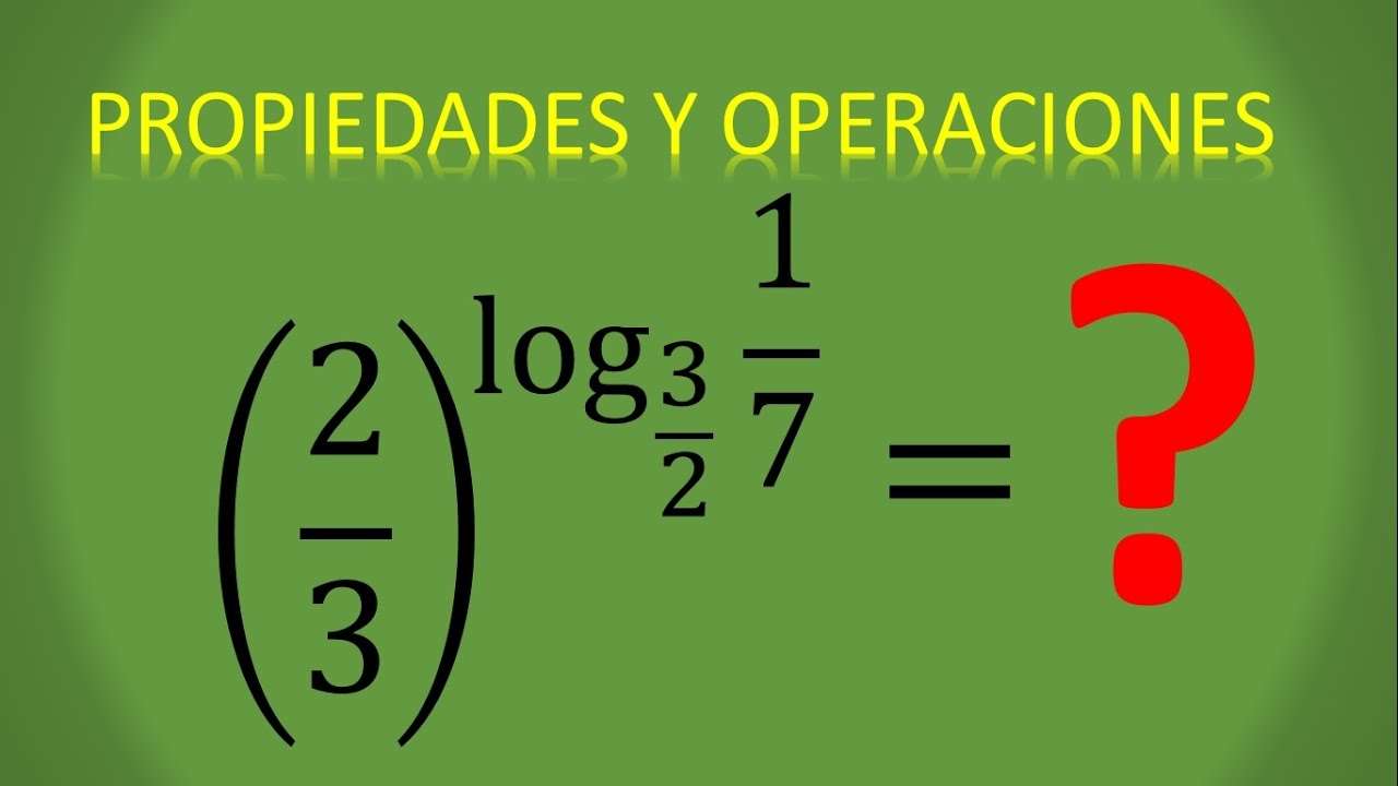 OPERATIONS AND BASIC PROPERTIES OF LOGARITHMS puzzle online from photo