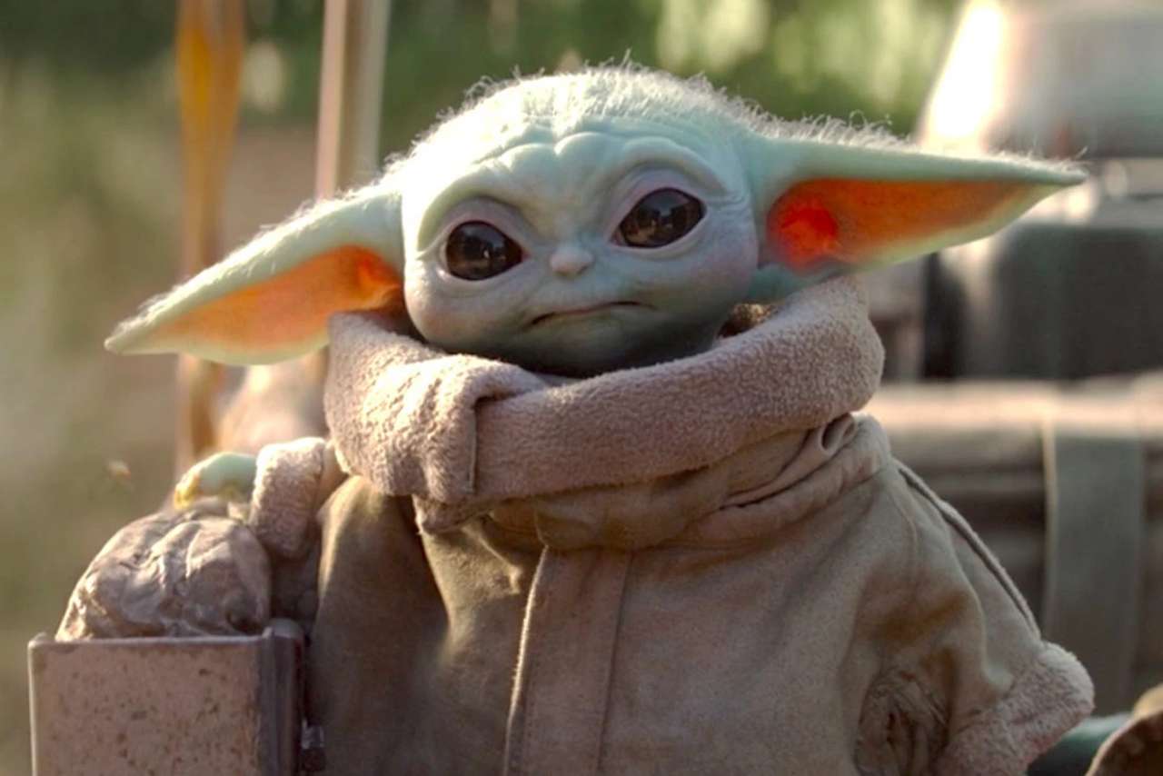 Baby Yoda. puzzle online din fotografie