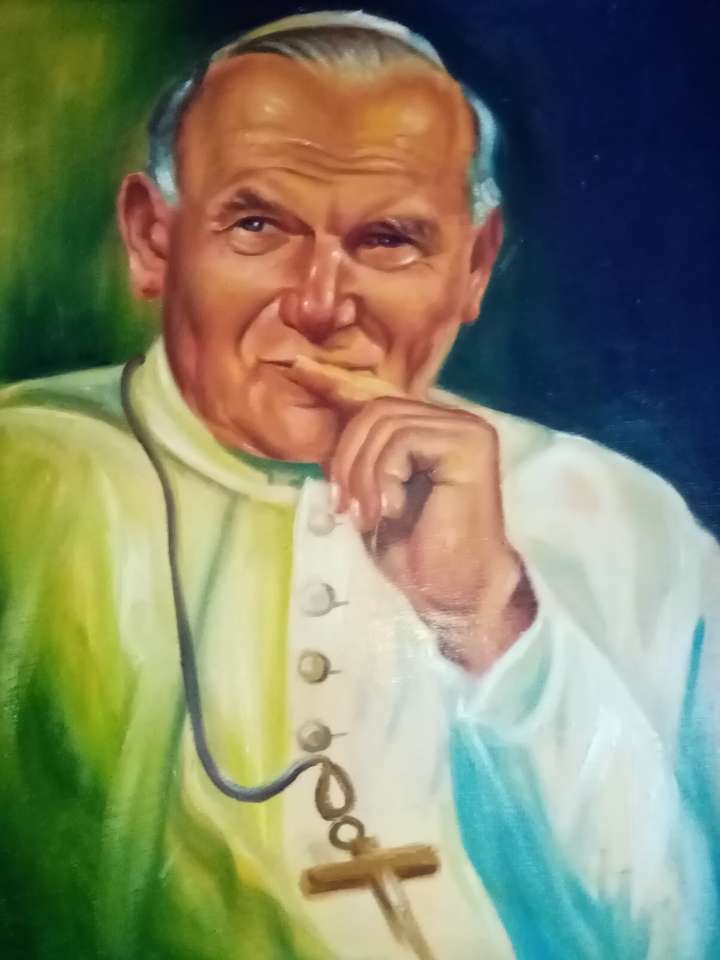 Pope John Paul II pussel online från foto