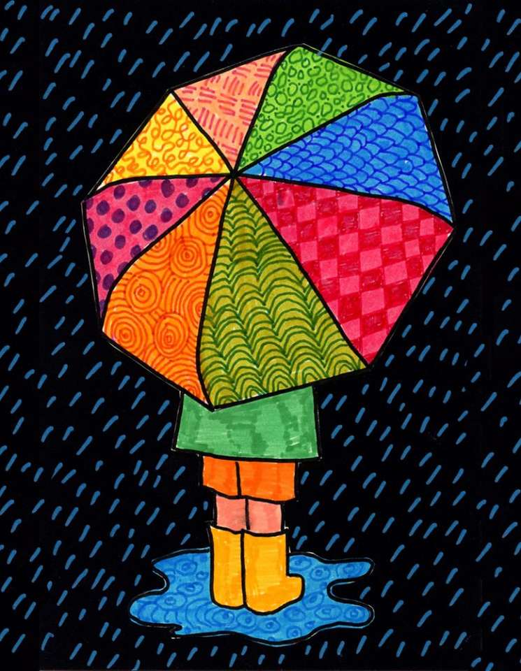 umbrella puzzle online from photo