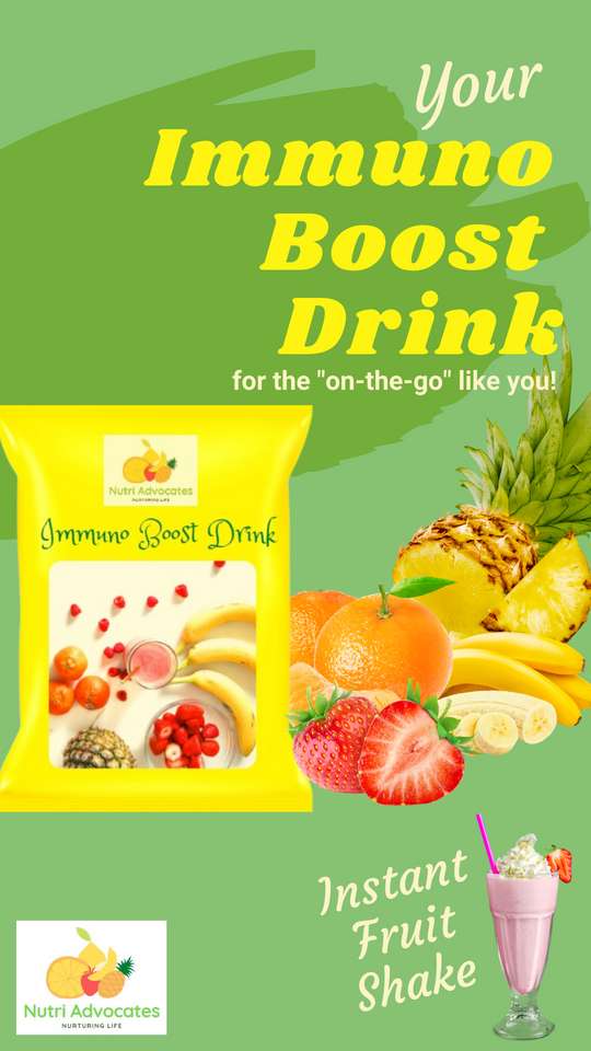 Nutri Advocate - Immuno Boost Drink puzzle online from photo