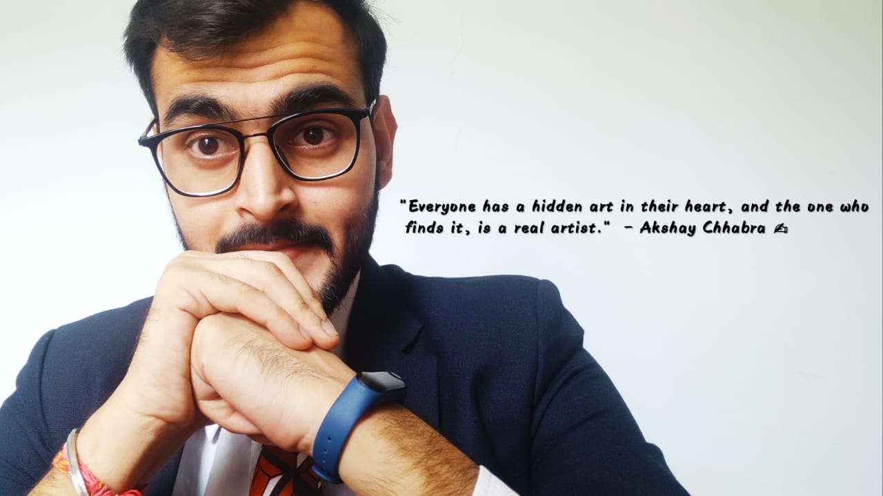 Akshay "Te vagy művész" online puzzle