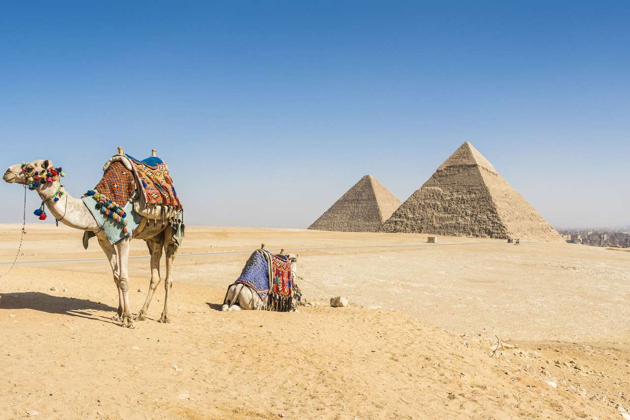 Πυραμίδες στη Γκίζα online παζλ