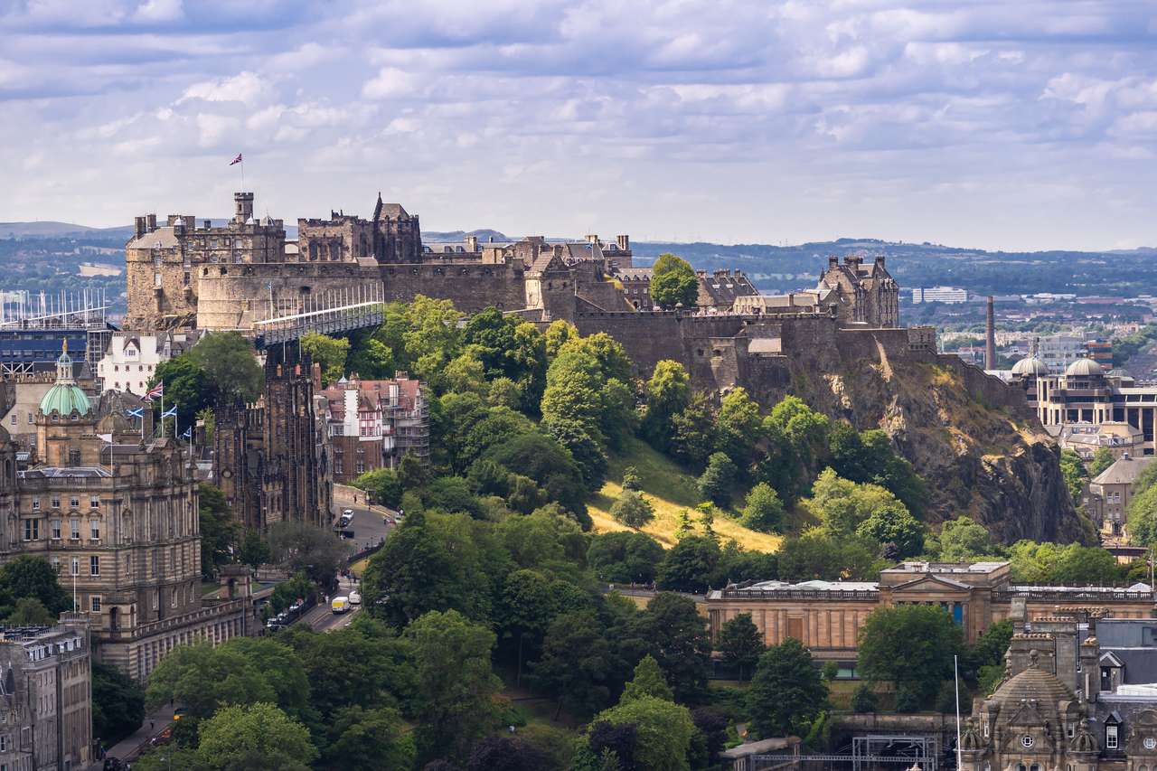 Het kasteel van Edinburgh online puzzel