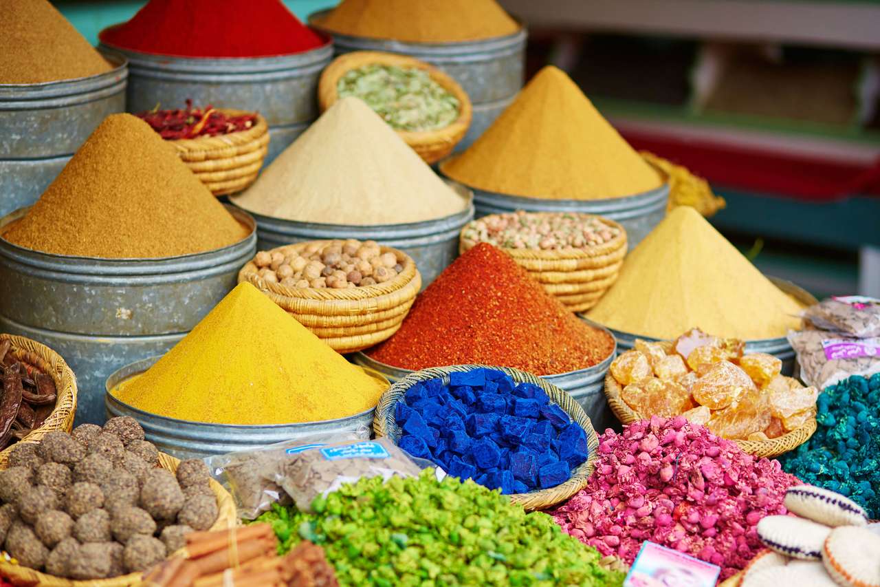 Kryddor i Marrakech Pussel online