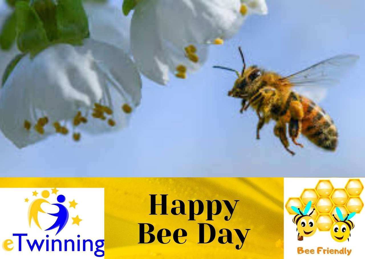 счастливый день пчелы онлайн-пазл