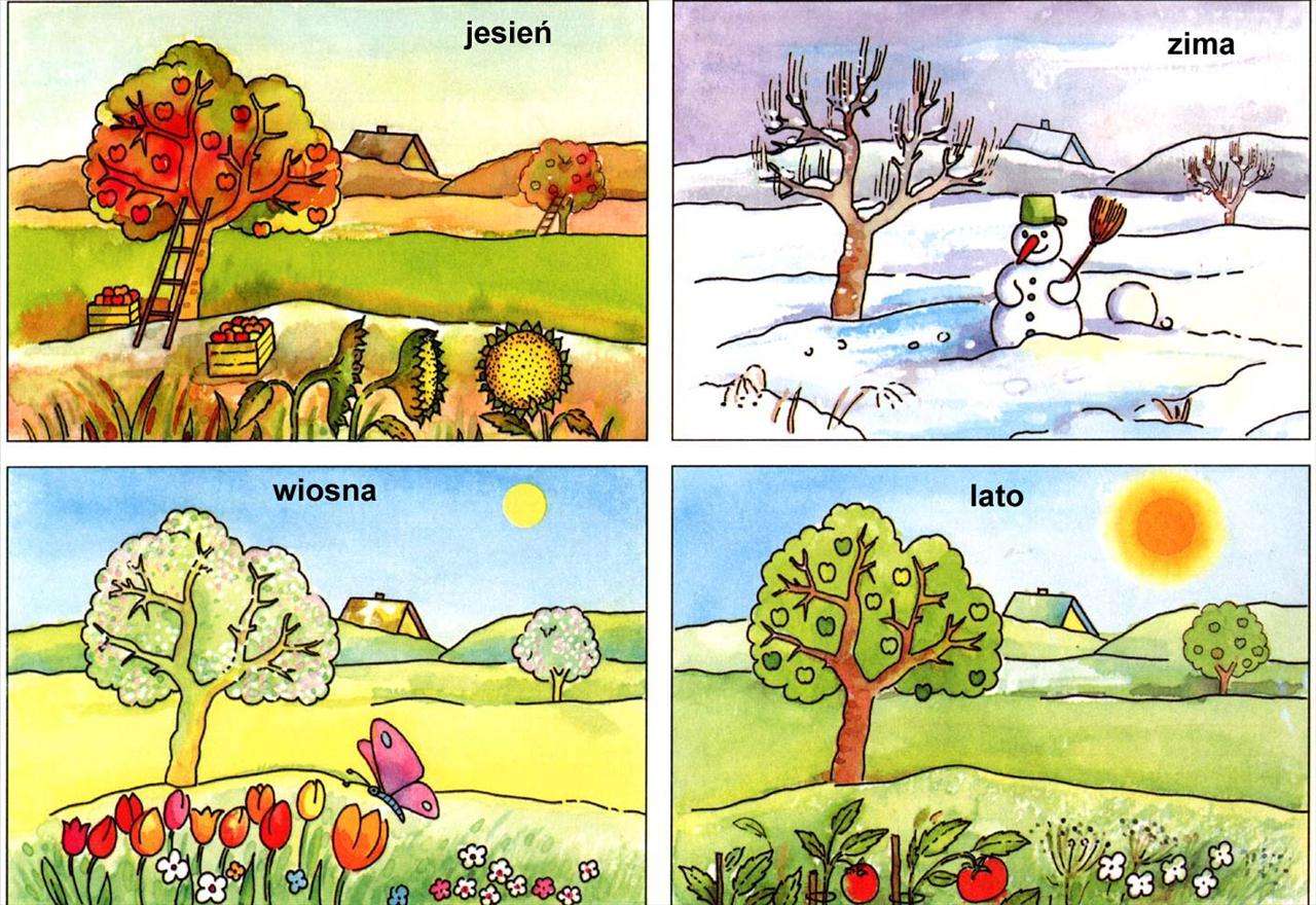 Four Seasons puzzle online from photo