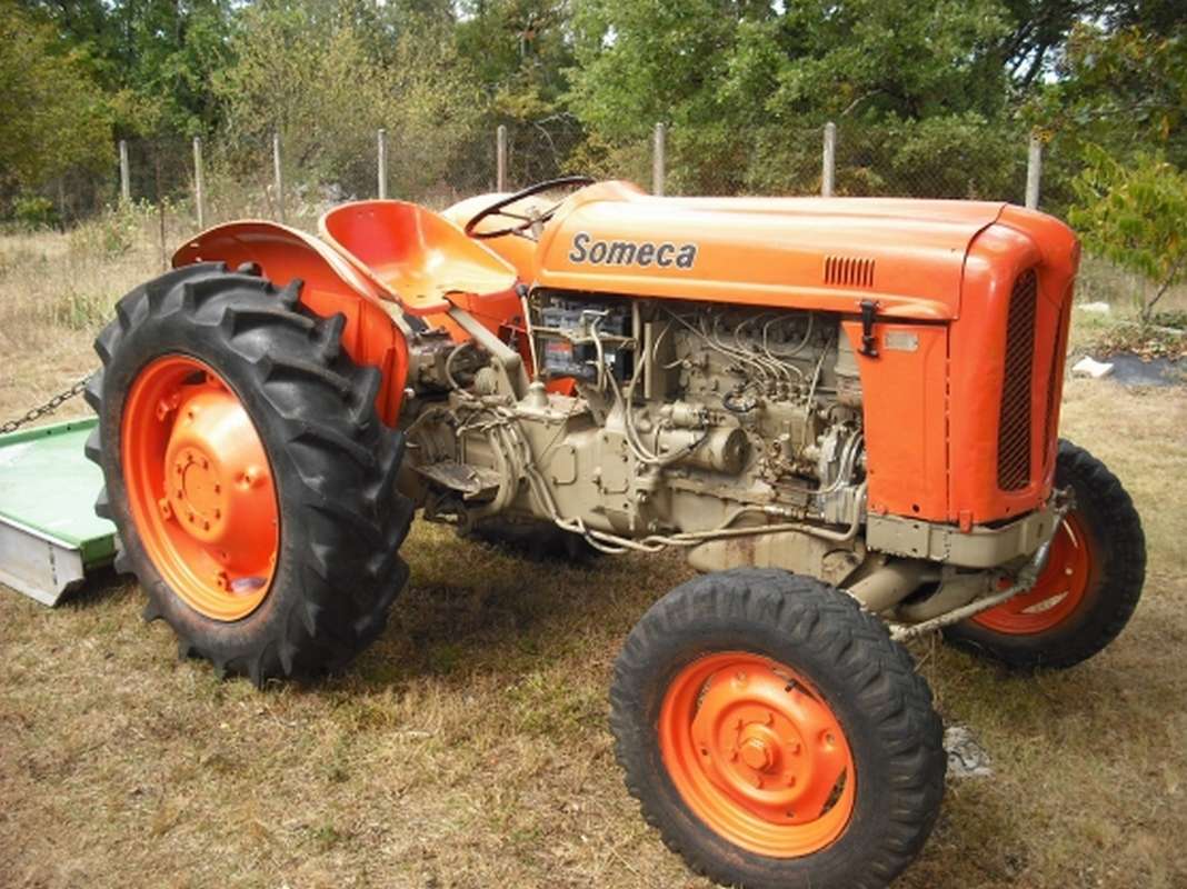 Traktor som 35. puzzle online z fotografie