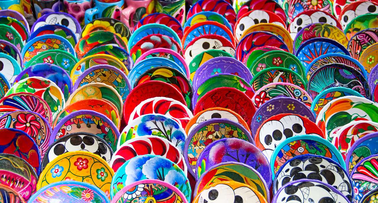 Tradiční mexická keramika online puzzle