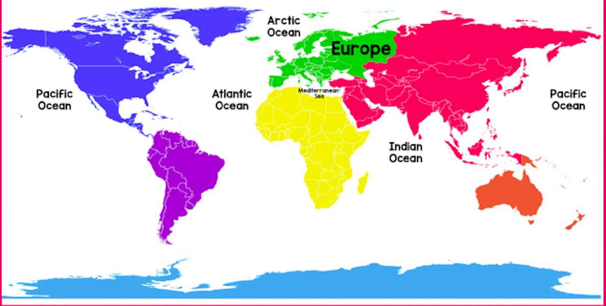 Continent puzzle online