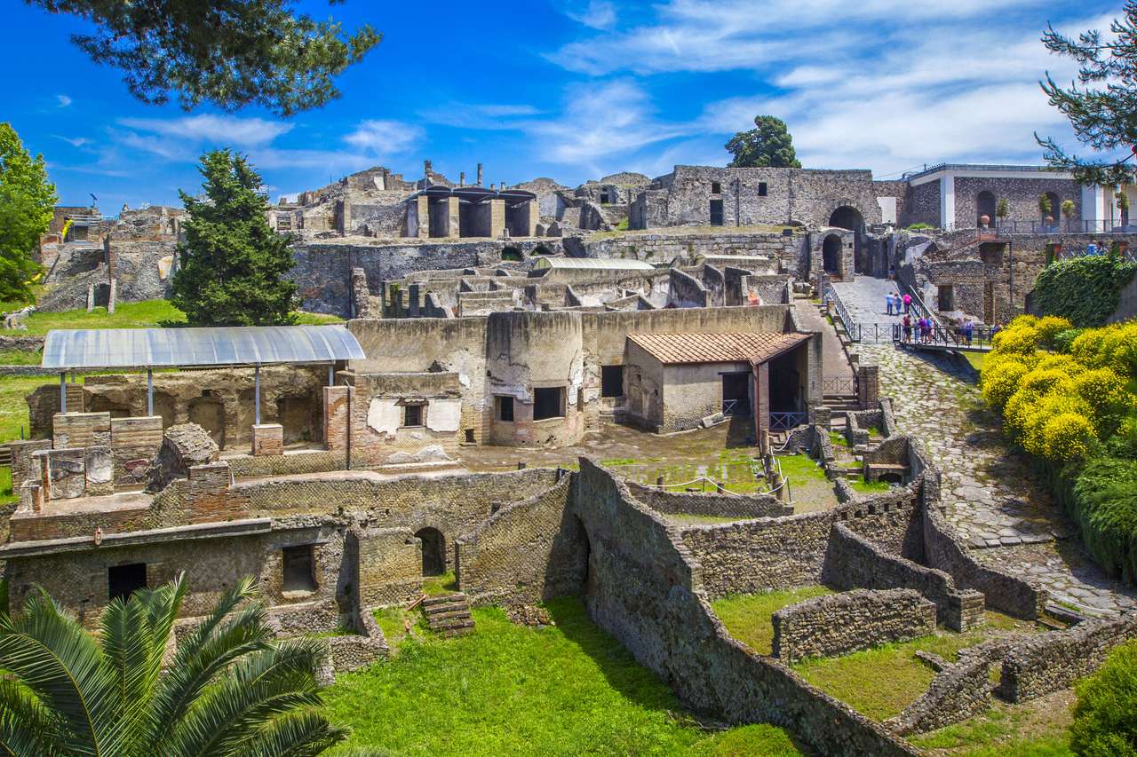 Ciudad antigua de Pompeya rompecabezas en línea