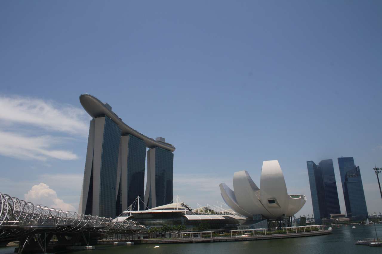 Singapore stad pussel online från foto