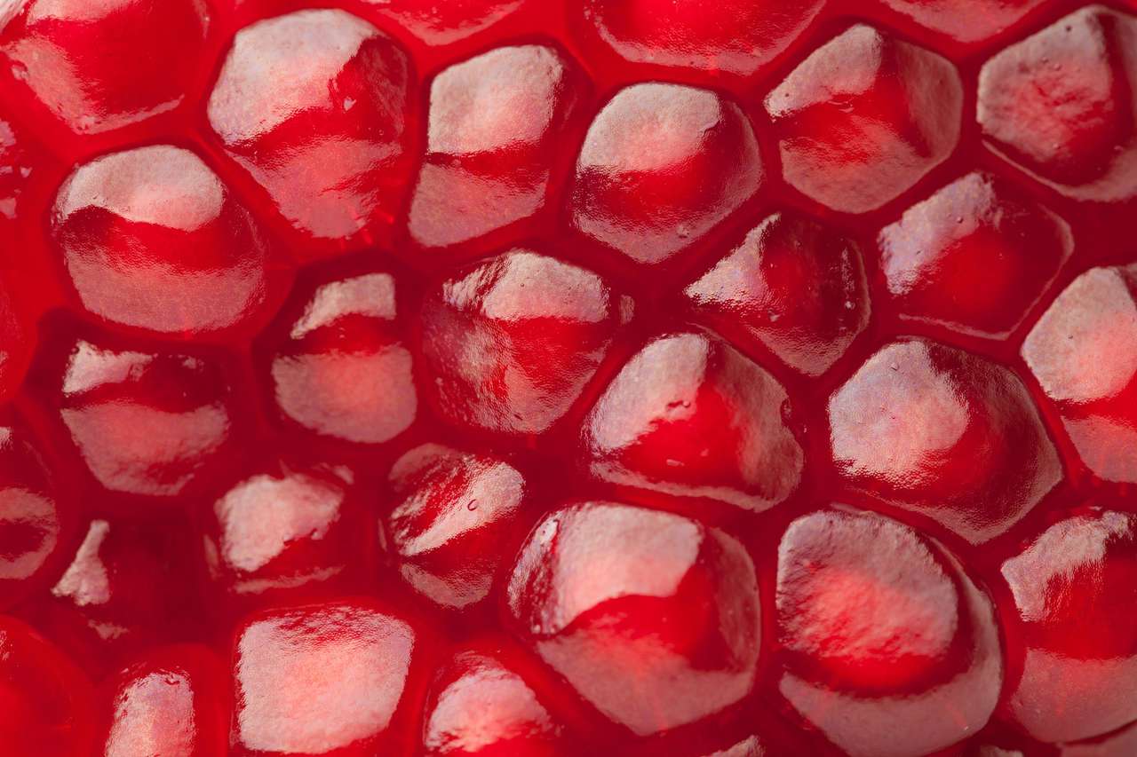 Yummy granatäpple pussel online från foto