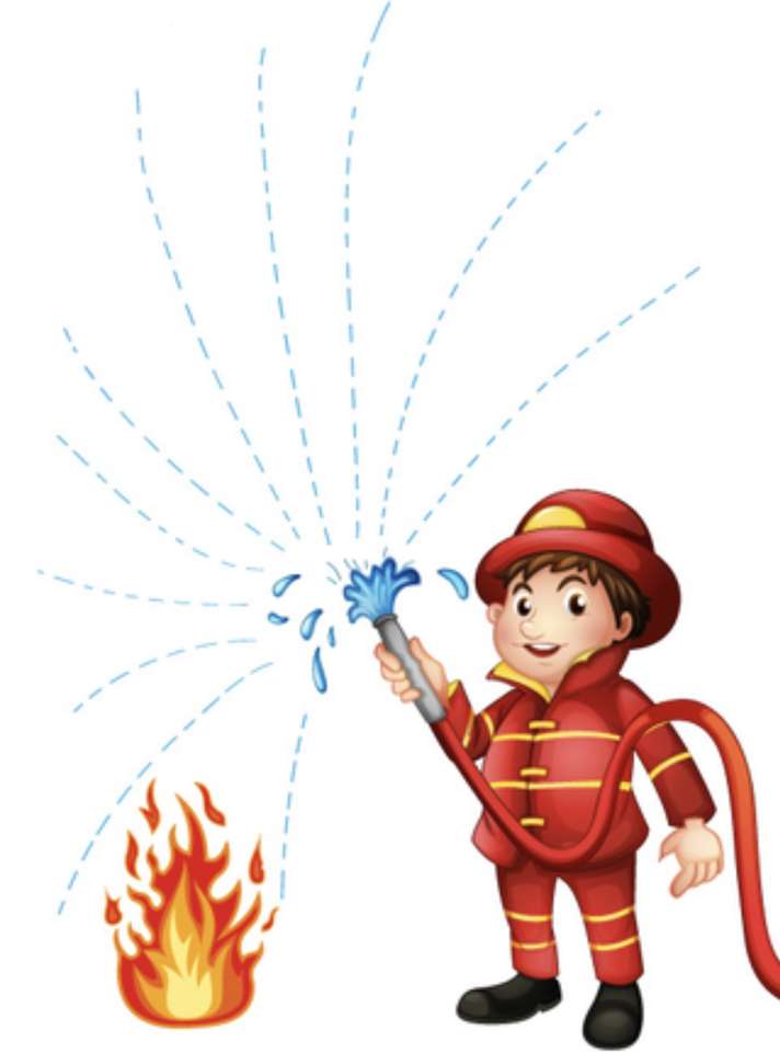 Detașament de pompieri puzzle online din fotografie