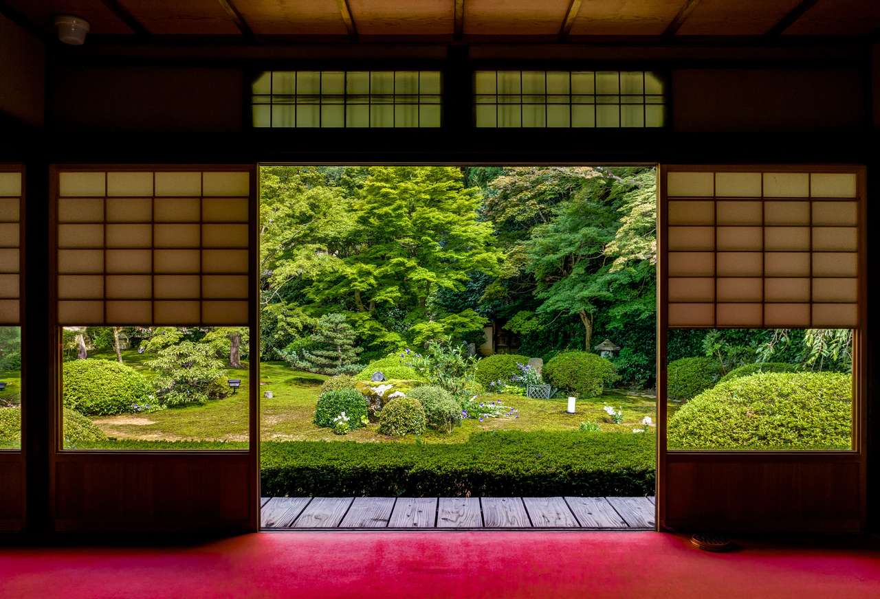 Unryu templom Kyoto-ban online puzzle