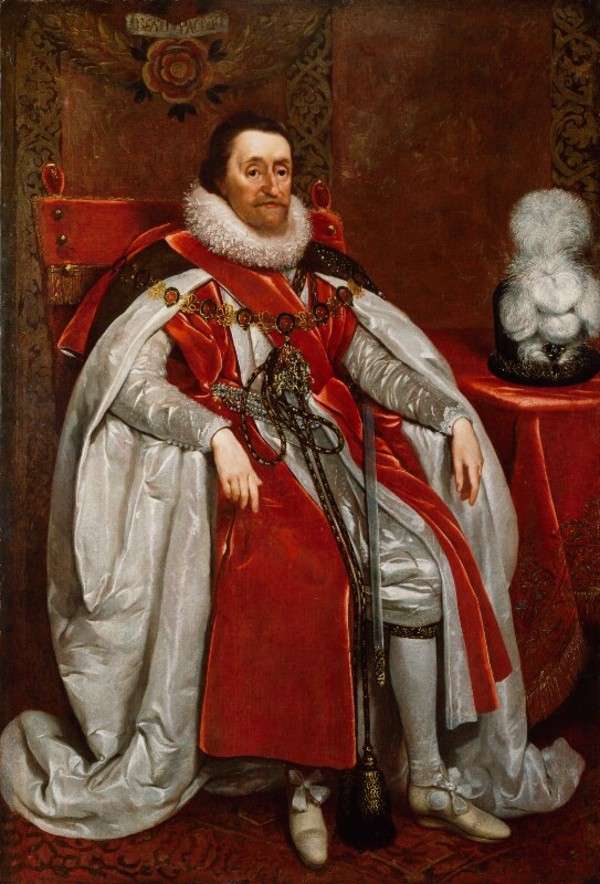 King James I pussel online från foto