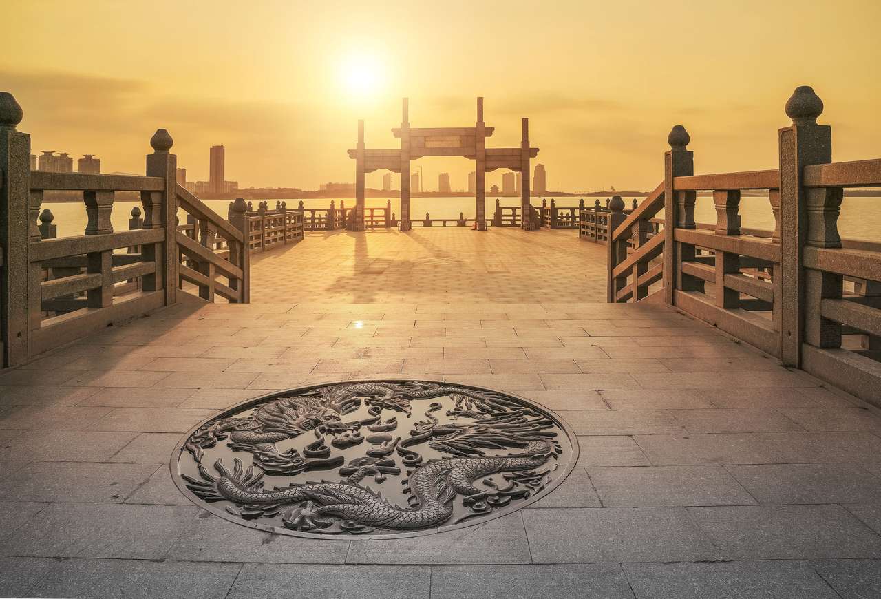 Ősi híd Suzhouban puzzle online fotóról