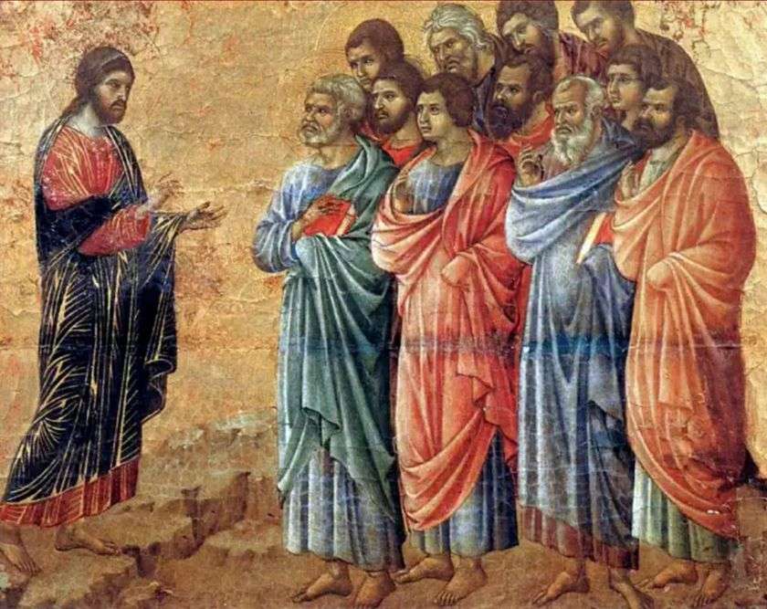 Jesús y sus dicipulo rompecabezas en línea