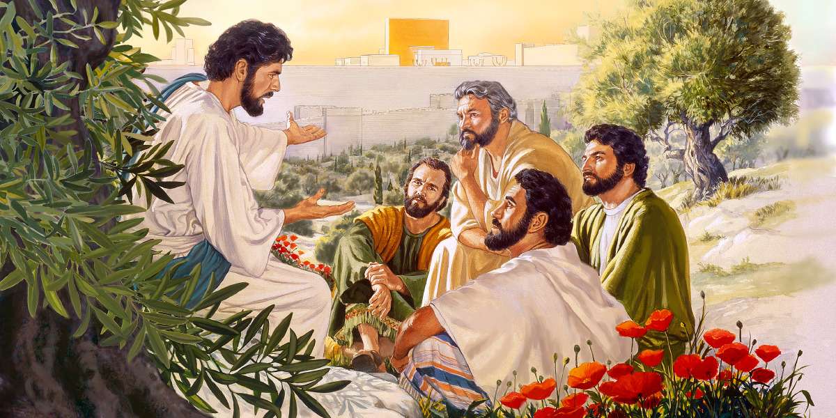 Ježíš a jeho učedníci puzzle z fotografie