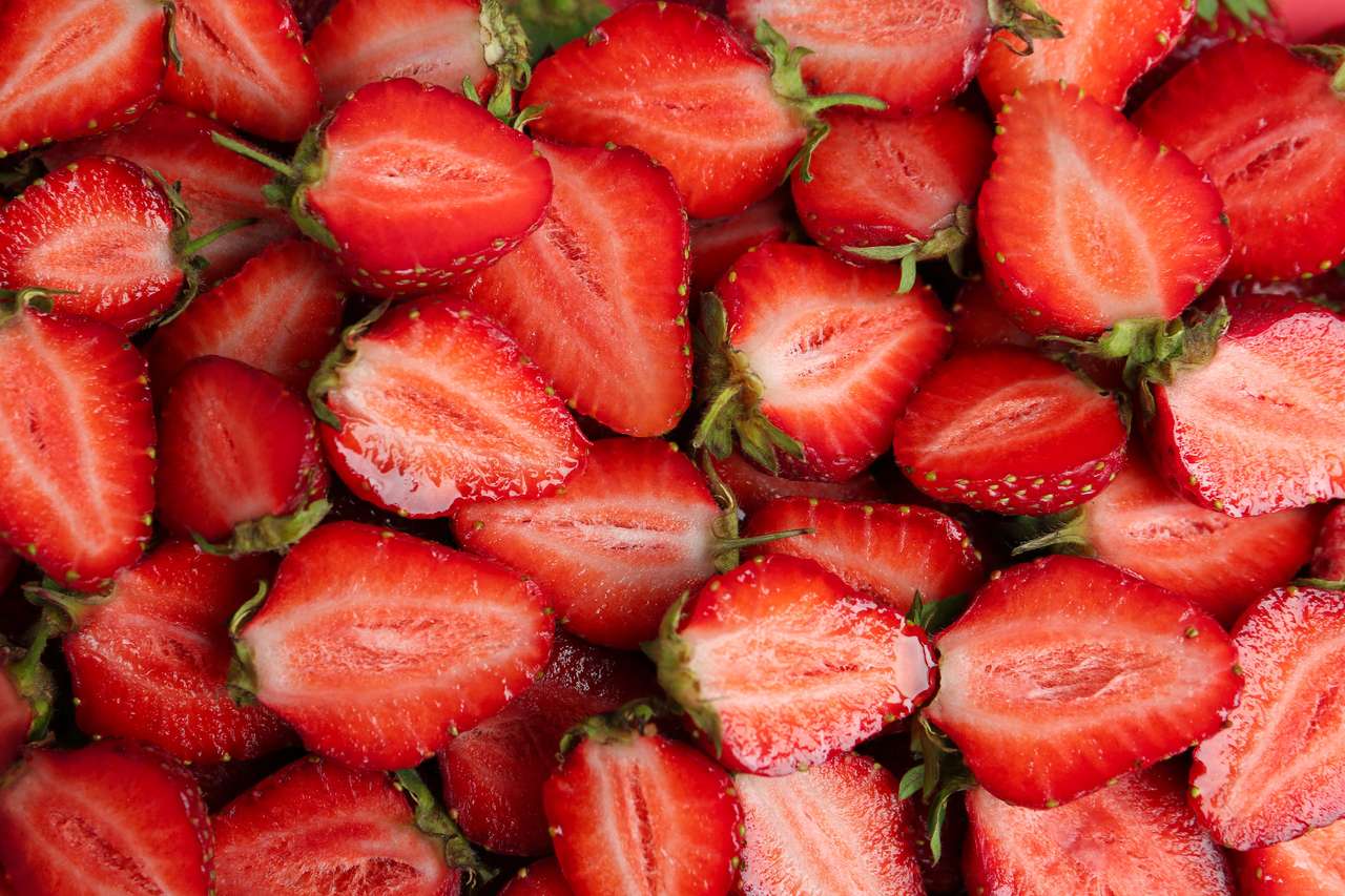Reife Erdbeeren. Online-Puzzle