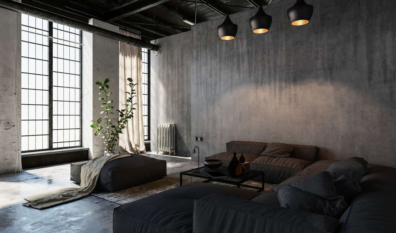 Prostorný obývací pokoj online puzzle