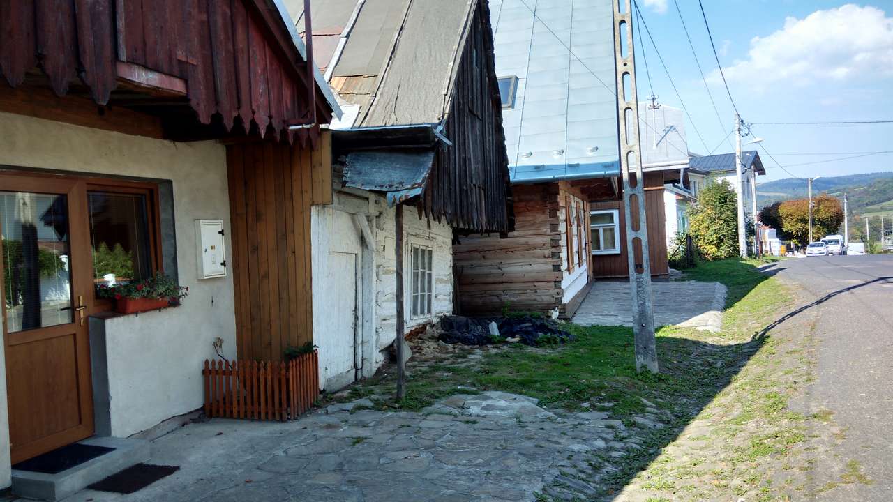 Antik házak Jasylkiben puzzle online fotóról