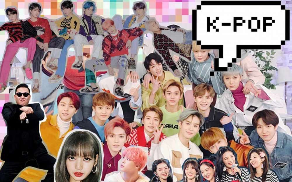 K-POP-groepen puzzel online van foto