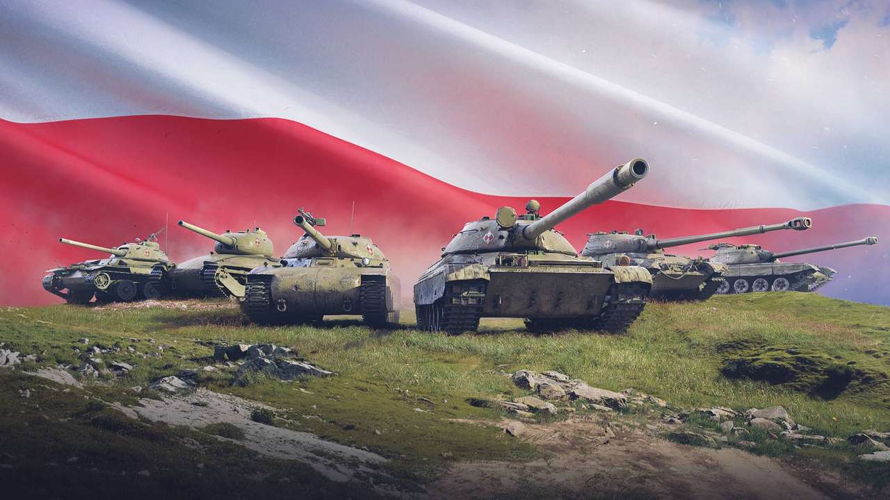 Polnische Tanks 2. Online-Puzzle vom Foto
