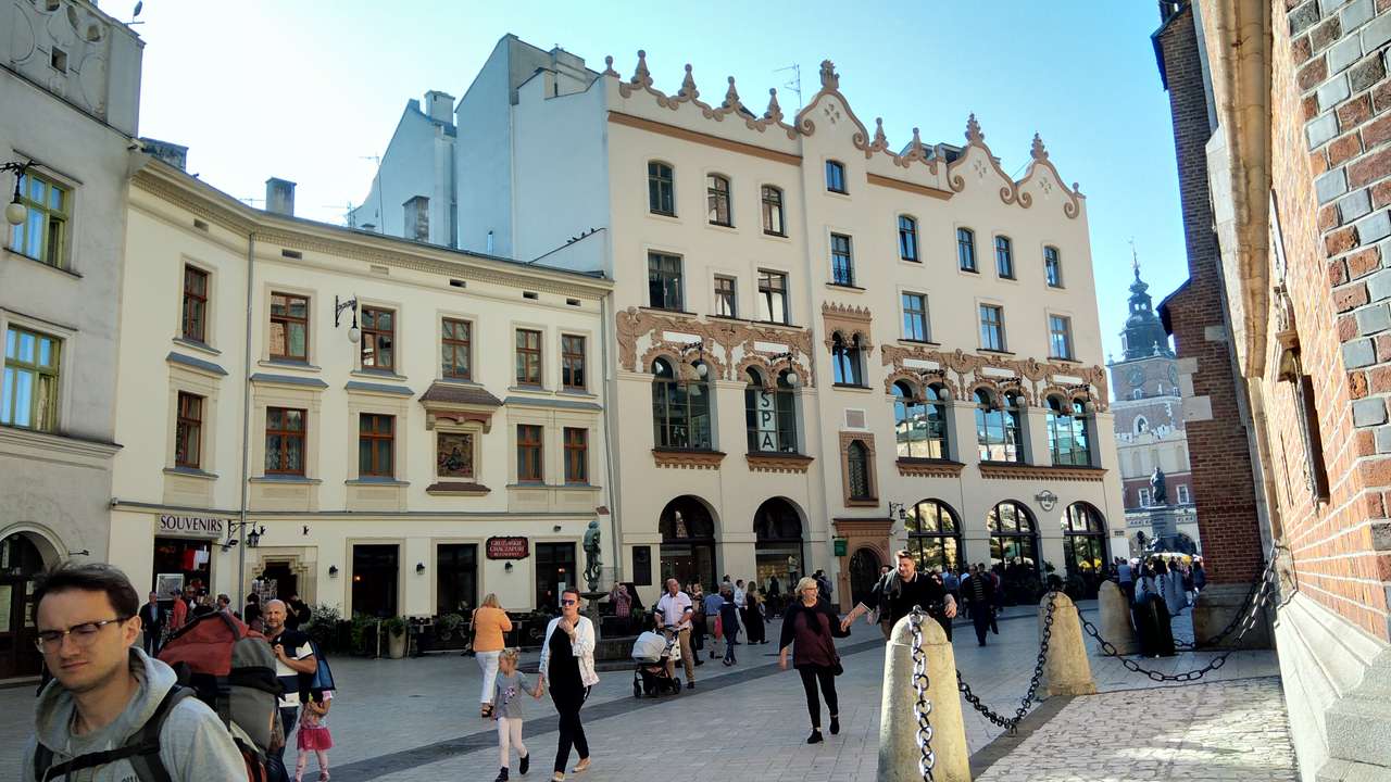 Mercado de Cracow. puzzle online a partir de fotografia
