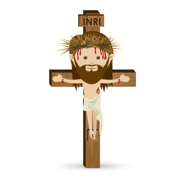 Исус дава живота си за любов онлайн пъзел